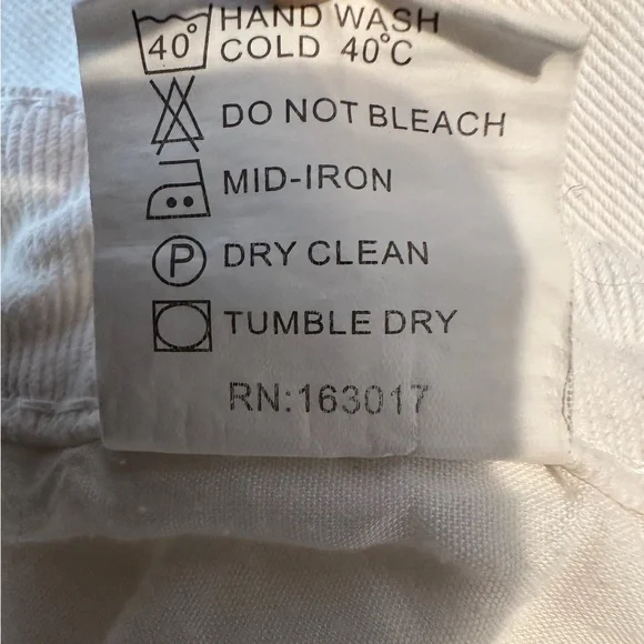 Princess Polly Denim Hailie Jeans Cream Wide Leg Non-Stretch in Size US 4 - Picture 11 of 16